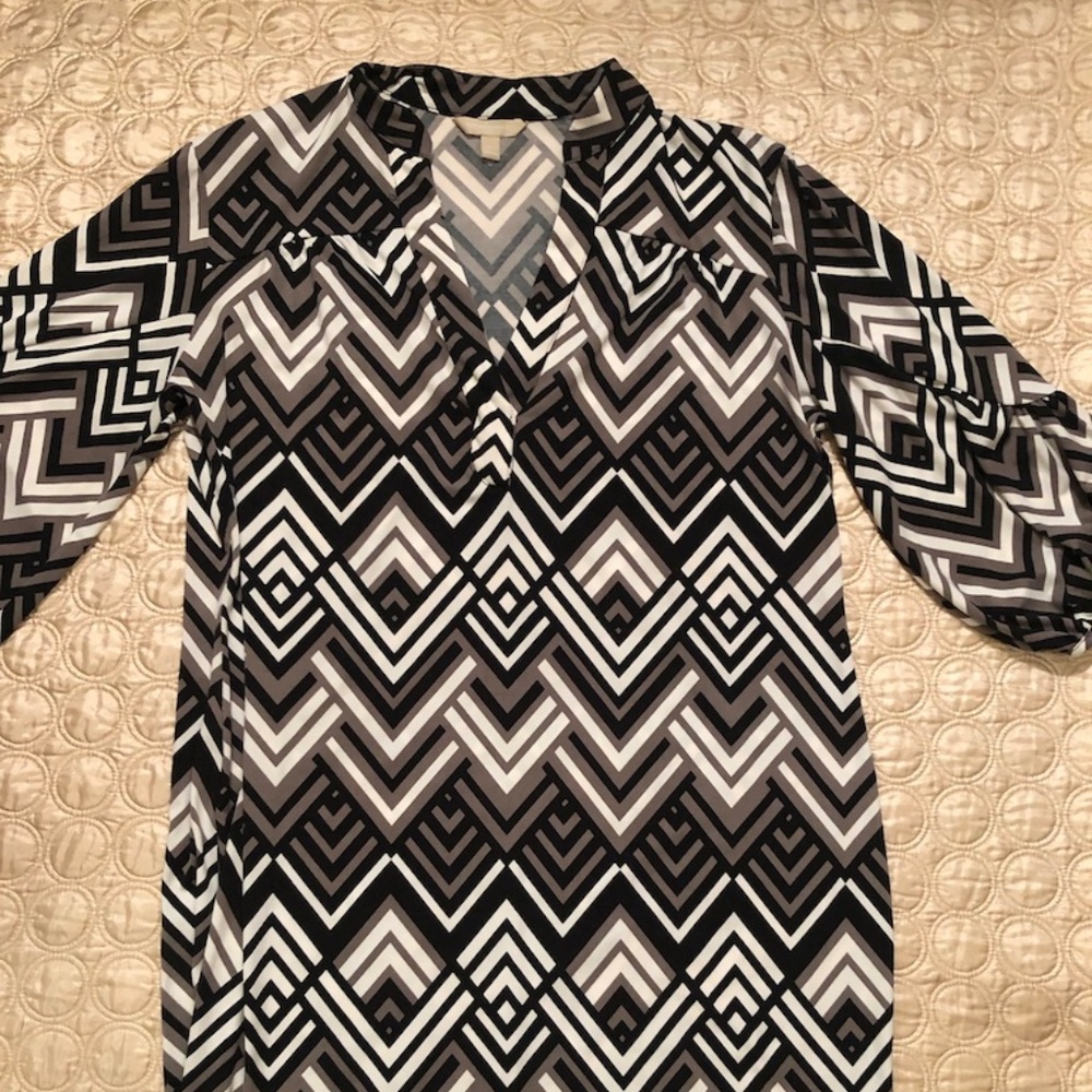 Banana Republic Chevron Print Dress